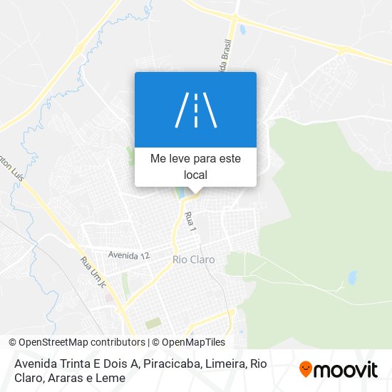 Avenida Trinta E Dois A mapa