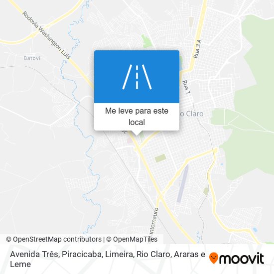 Avenida Três mapa