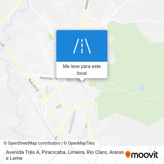 Avenida Três A mapa