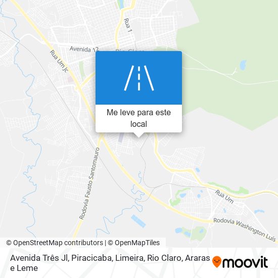 Avenida Três Jl mapa