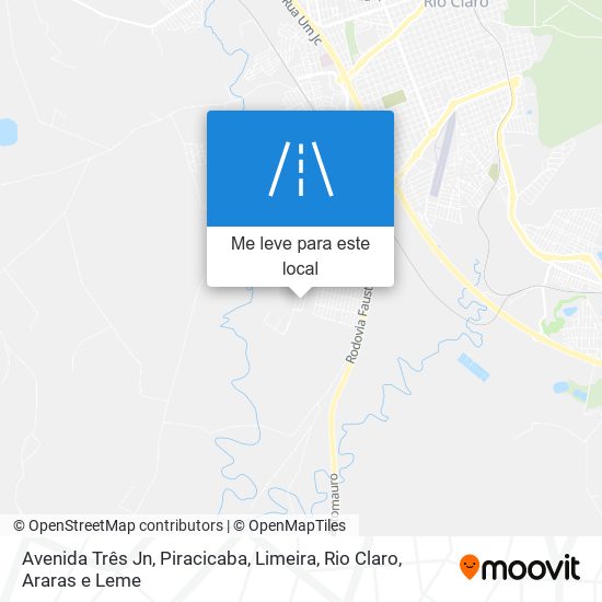 Avenida Três Jn mapa