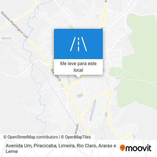 Avenida Um mapa