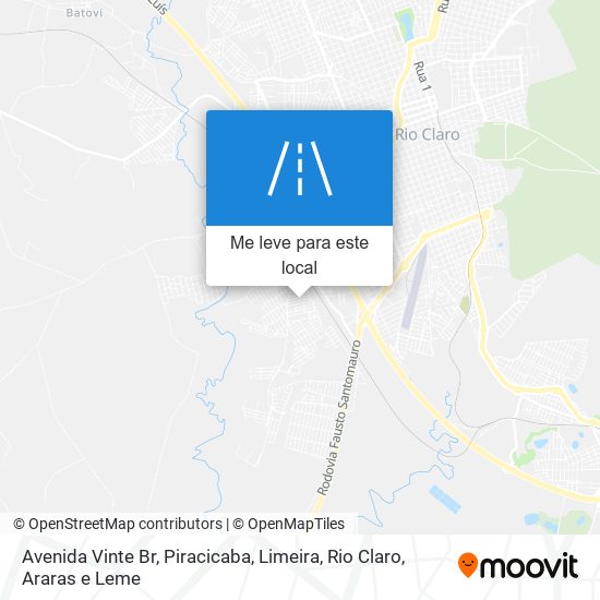 Avenida Vinte Br mapa