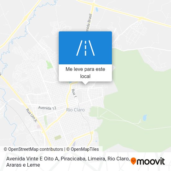Avenida Vinte E Oito A mapa