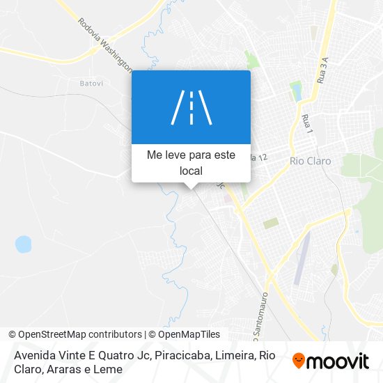 Avenida Vinte E Quatro Jc mapa