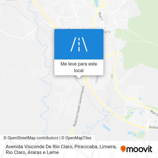 Avenida Visconde De Rio Claro mapa
