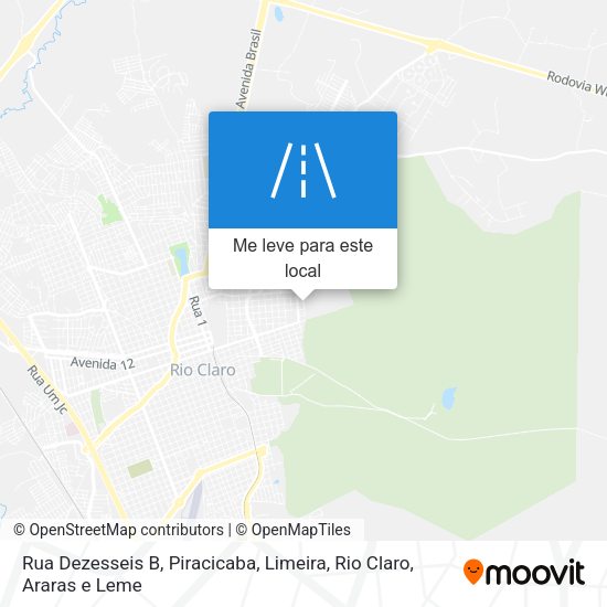 Rua Dezesseis B mapa