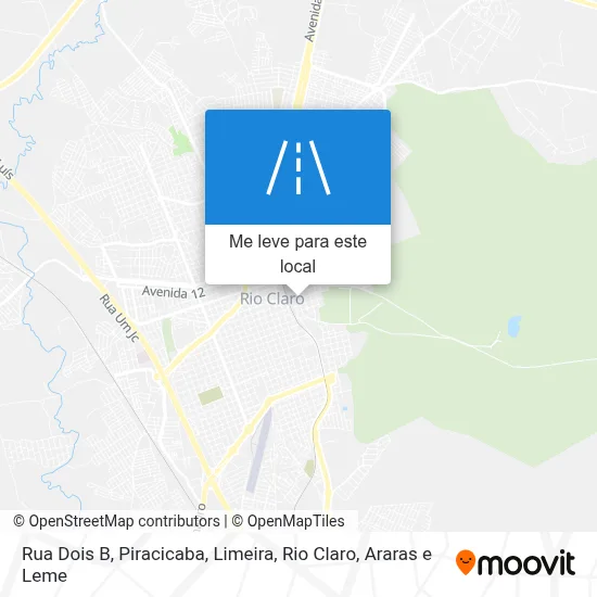 Rua Dois B mapa