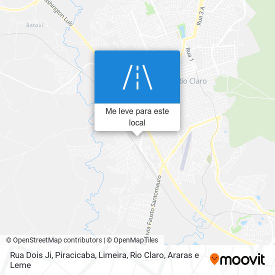 Rua Dois Ji mapa