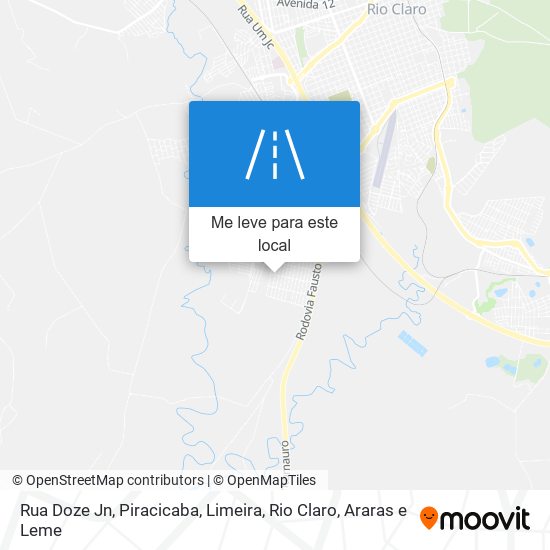 Rua Doze Jn mapa