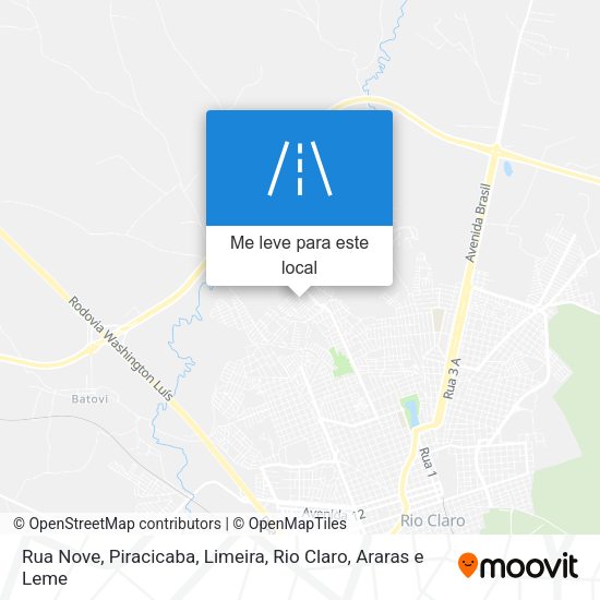 Rua Nove mapa