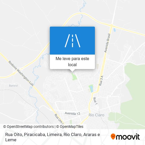 Rua Oito mapa