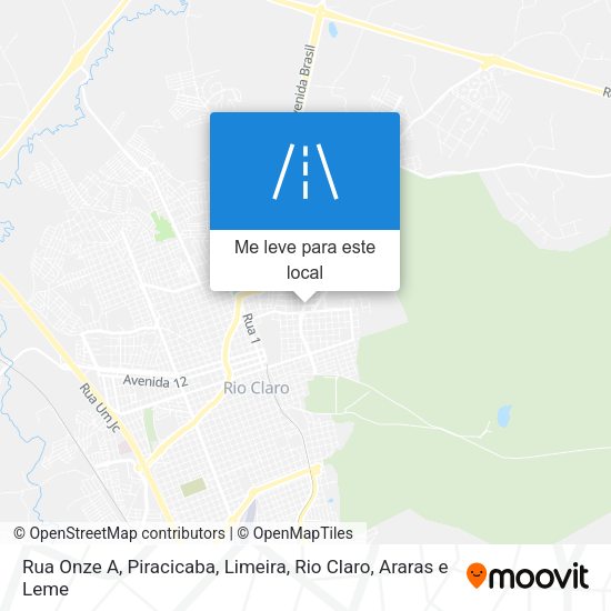 Rua Onze A mapa