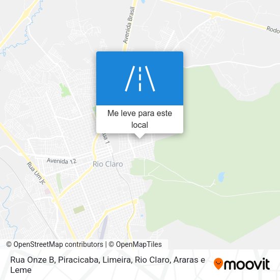 Rua Onze B mapa