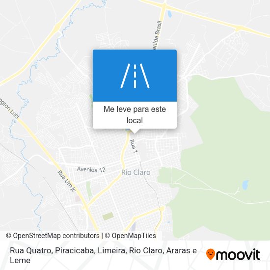 Rua Quatro mapa