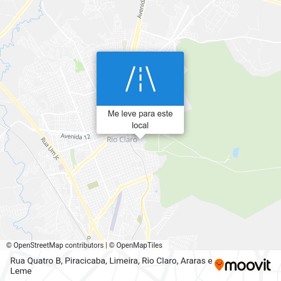 Rua Quatro B mapa