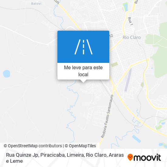 Rua Quinze Jp mapa