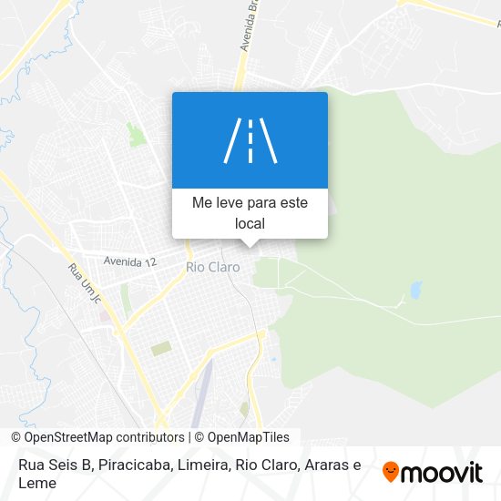 Rua Seis B mapa