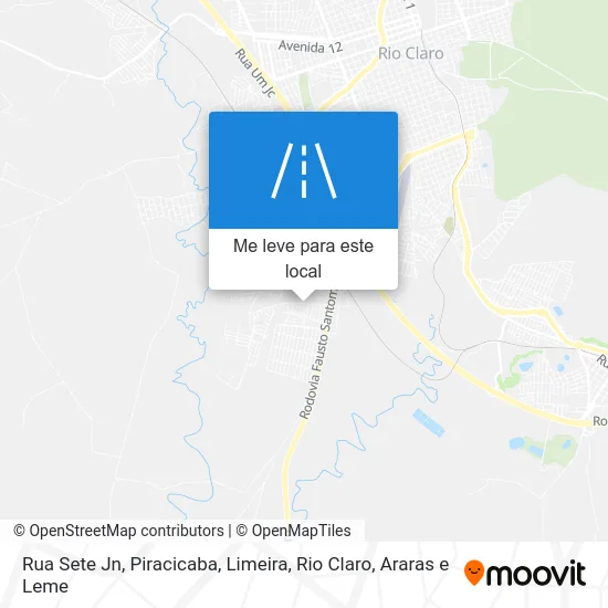 Rua Sete Jn mapa