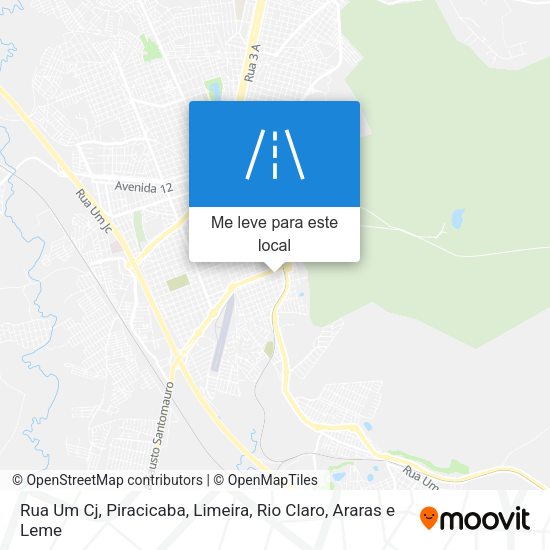 Rua Um Cj mapa