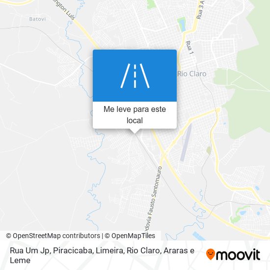 Rua Um Jp mapa