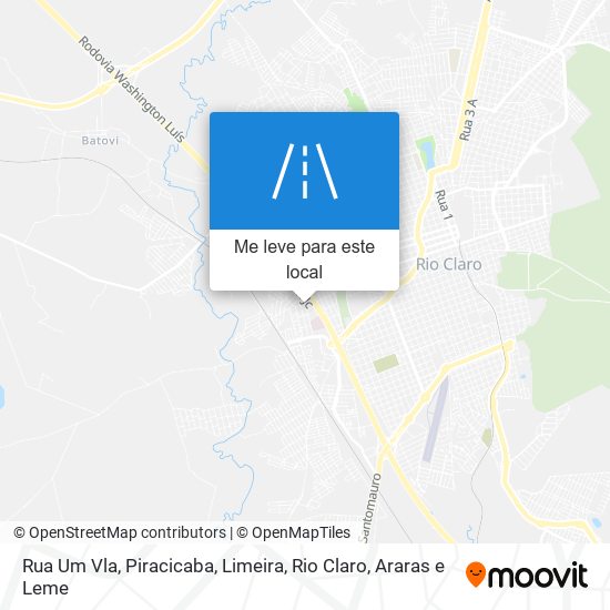 Rua Um Vla mapa