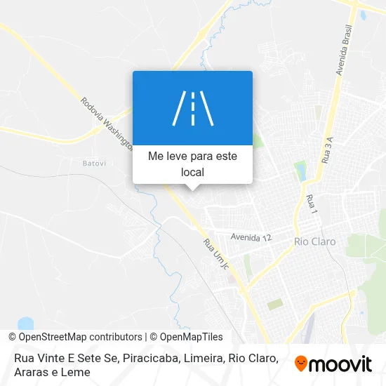 Rua Vinte E Sete Se mapa