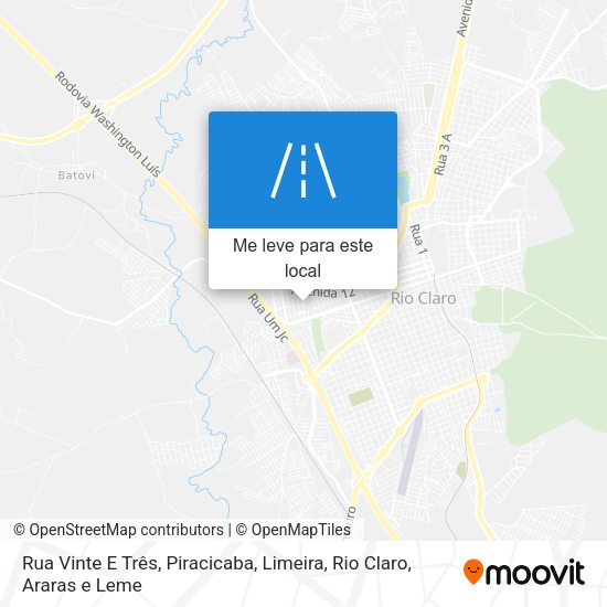 Rua Vinte E Três mapa