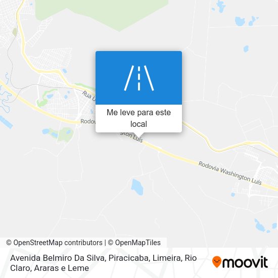 Avenida Belmiro Da Silva mapa