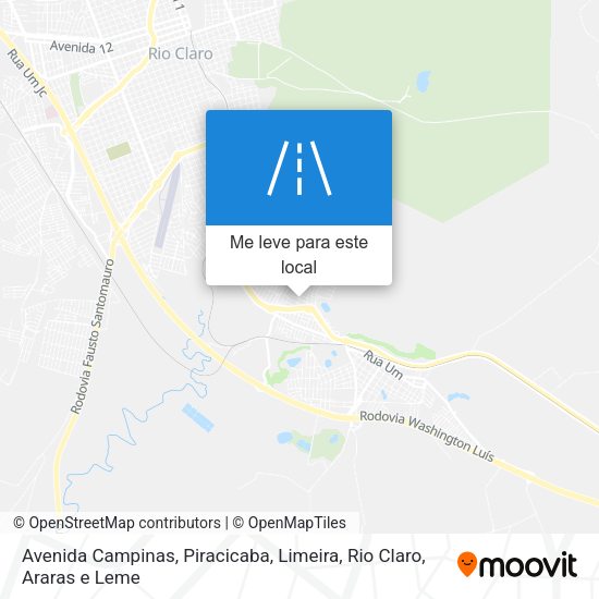 Avenida Campinas mapa