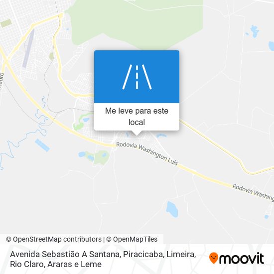 Avenida Sebastião A Santana mapa