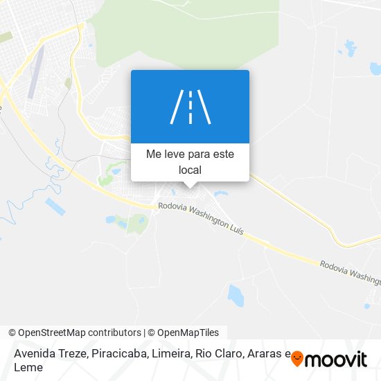 Avenida Treze mapa