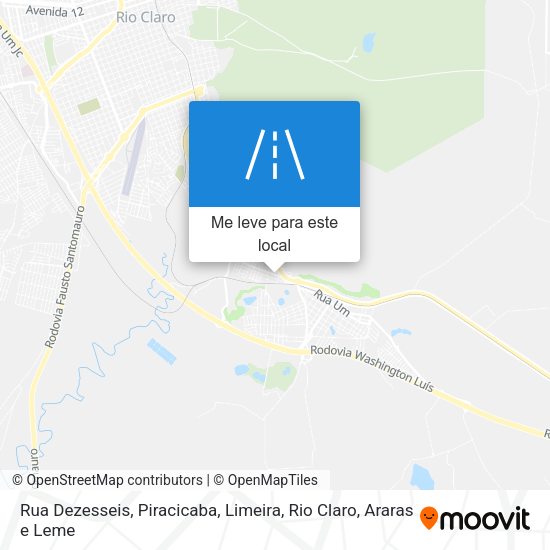 Rua Dezesseis mapa