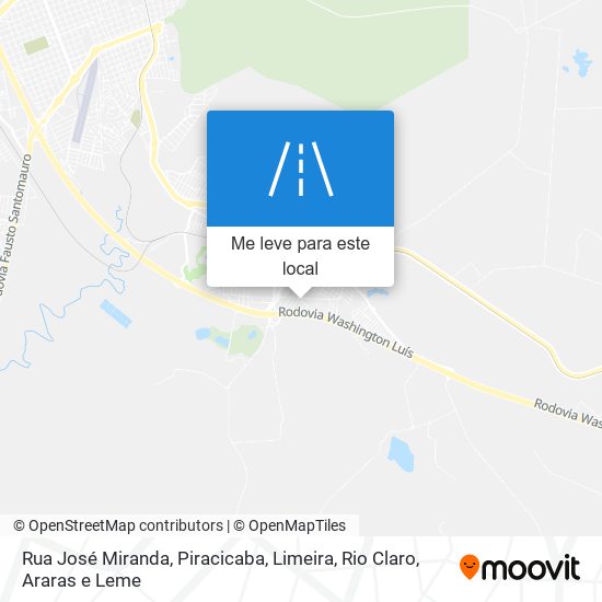 Rua José Miranda mapa