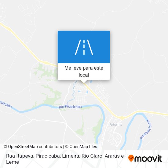 Rua Itupeva mapa