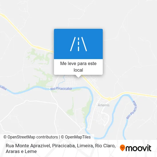 Rua Monte Aprazivel mapa