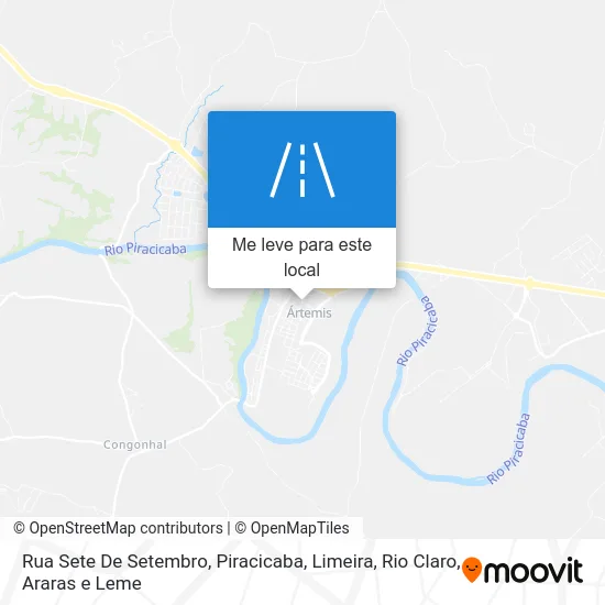 Rua Sete De Setembro mapa