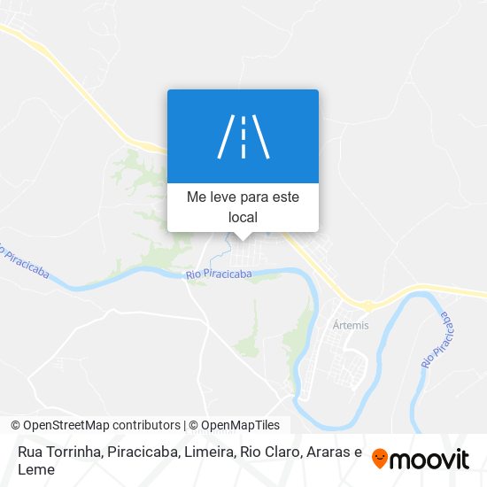 Rua Torrinha mapa