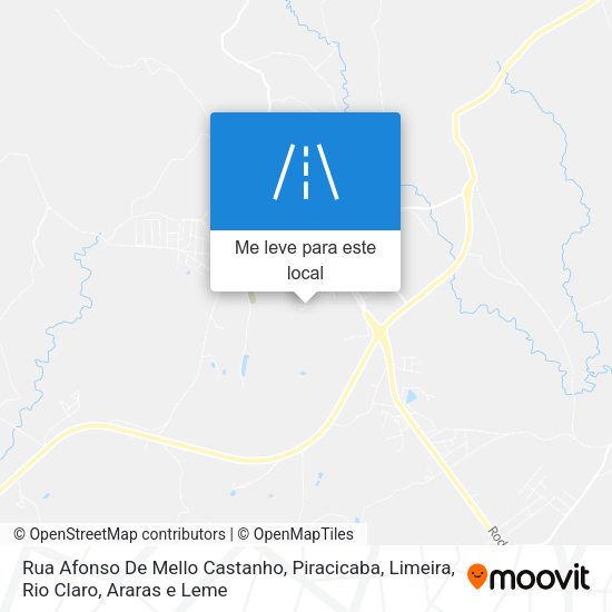 Rua Afonso De Mello Castanho mapa