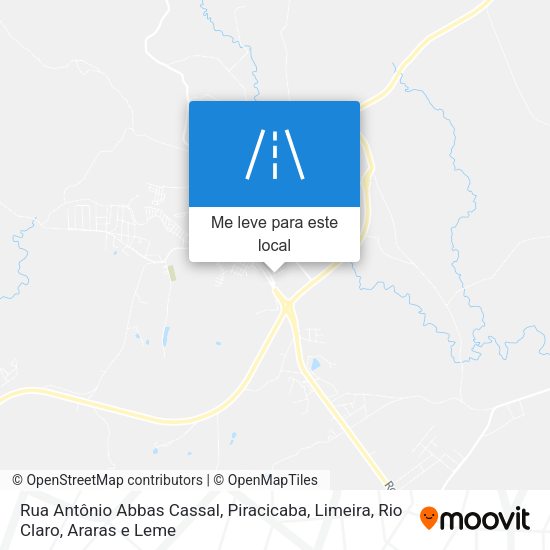 Rua Antônio Abbas Cassal mapa