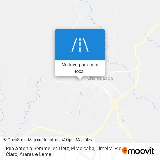 Rua Antônio Semmeller Tietz mapa