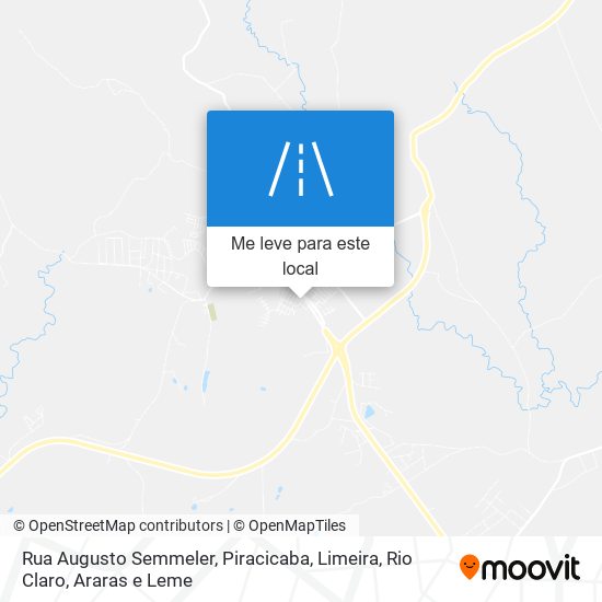 Rua Augusto Semmeler mapa