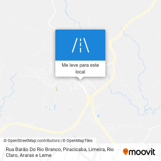 Rua Barão Do Rio Branco mapa