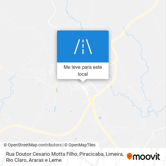 Rua Doutor Cesario Motta Filho mapa