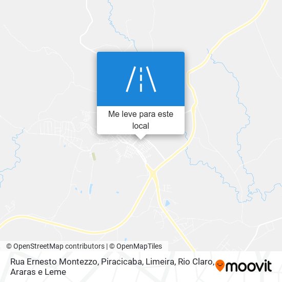 Rua Ernesto Montezzo mapa