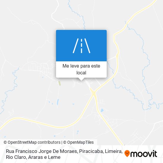 Rua Francisco Jorge De Moraes mapa