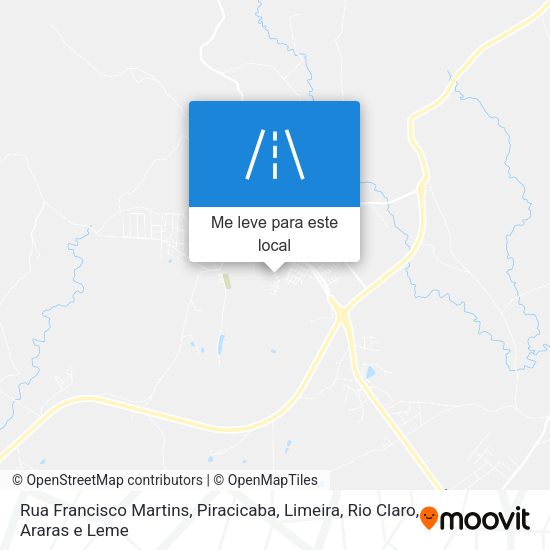 Rua Francisco Martins mapa