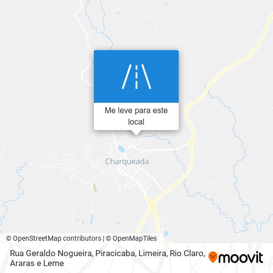 Rua Geraldo Nogueira mapa