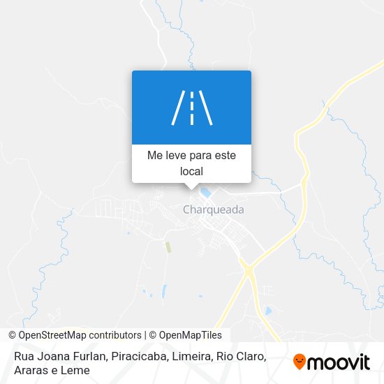 Rua Joana Furlan mapa