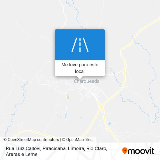 Rua Luiz Callovi mapa